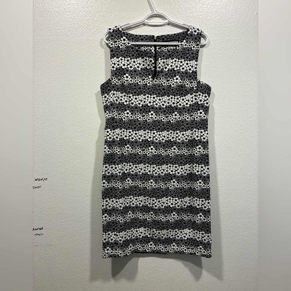 Karl Lagerfeld Monochrome Patterned Mini Dress